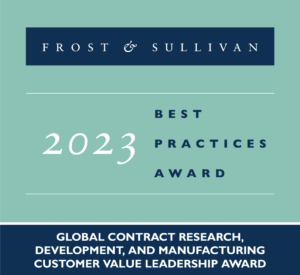 元老院、主要合同研究、开发和生产组织,今天宣布,它已获得一个最佳实践顾客价值领导奖由Frost & Sullivan CRDMO行业。